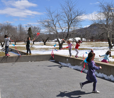 easy kites at The Eric Carle Museum