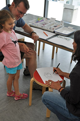 Pamela Zagarenski Visits The Eric Carle Museum