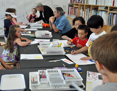 Pamela Zagarenski Visits The Eric Carle Museum