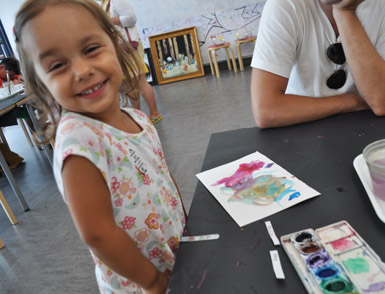 Watercolor with Words/ Special Sunday at The Eric Carle Museum Art Studio