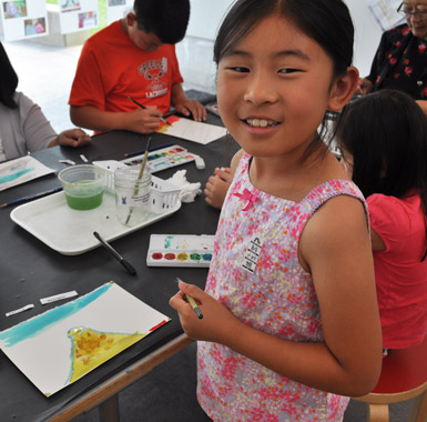 Watercolor with Words/ Special Sunday at The Eric Carle Museum Art Studio