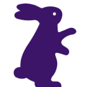 Western Mass Rabbit Rescue logo of a rabbit.