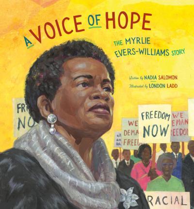 Covr for A Voice of Hope by Nadia Salmon, illustrated by London Ladd