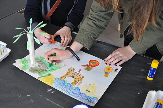 Art Studio Interns Project: Paper Adventure Maps | Making Art with Children | The Eric Carle Museum of Picture Book Art