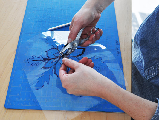 Snowy Day Stencils- The Eric Carle Museum Studio Blog