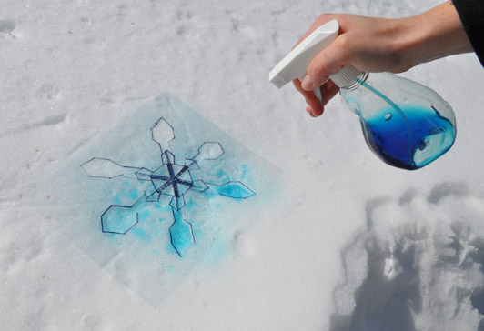 Snowy Day Stencils- The Eric Carle Museum Studio Blog